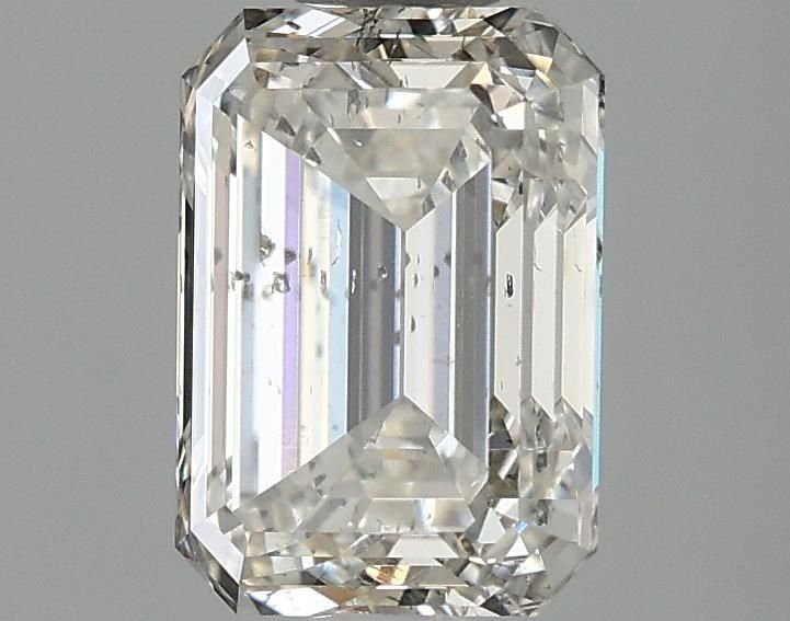 2.07ct H SI1 Excellent Cut Emerald Lab Grown Diamond