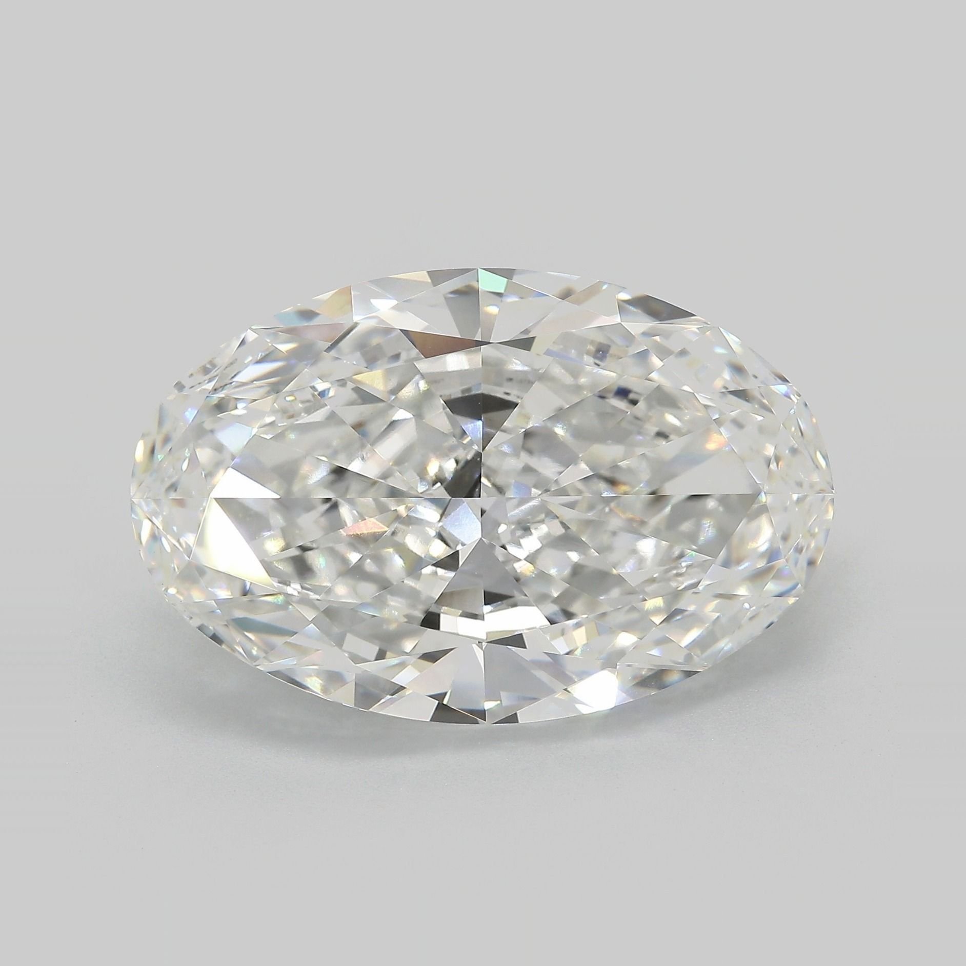 16.92ct F VVS2 Very Good Cut Oval Lab Grown Diamond