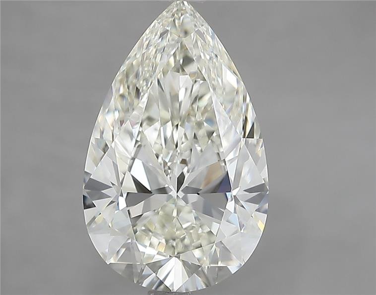 3.75ct J VVS1 Rare Carat Ideal Cut Pear Diamond