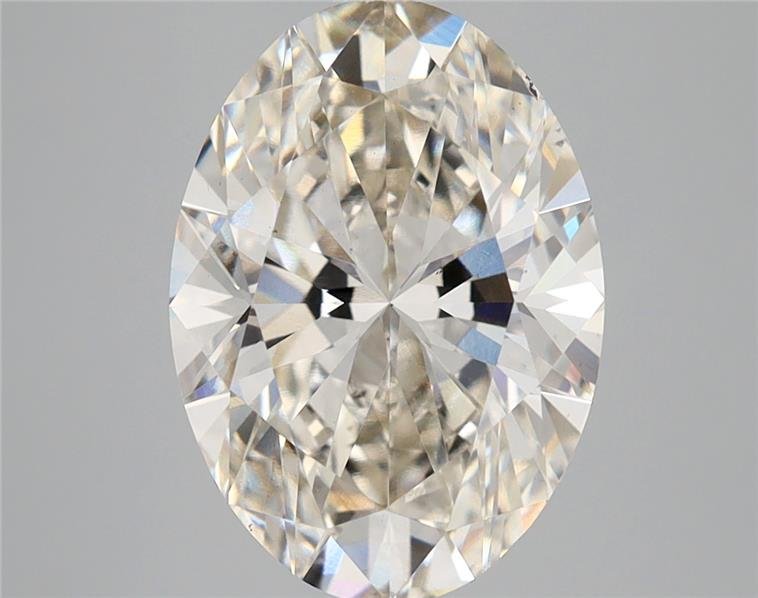 3.87ct I VS2 Rare Carat Ideal Cut Oval Lab Grown Diamond