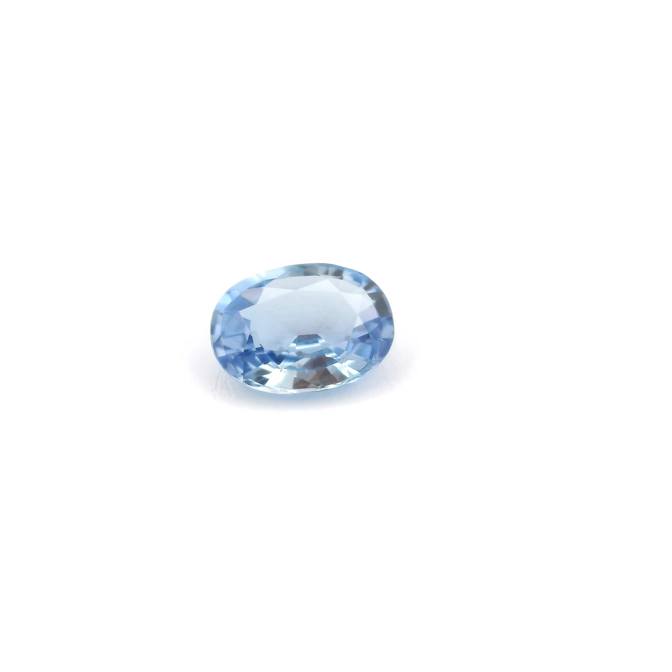 0.91 Carat Blue Oval Sapphire