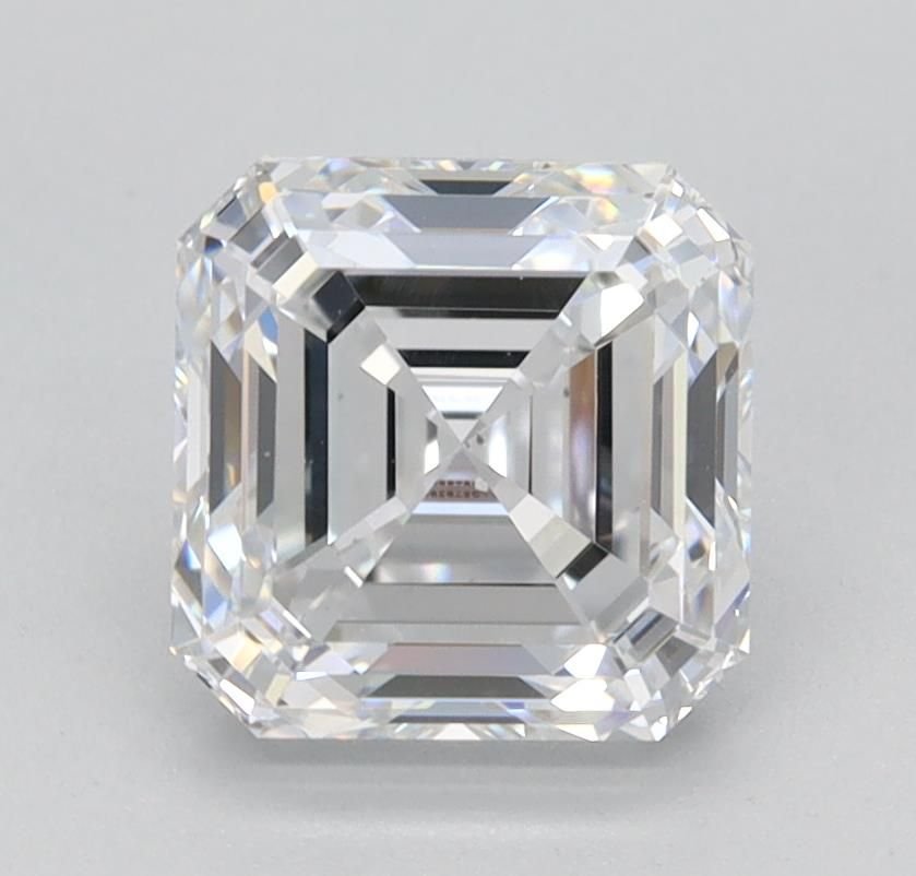 1.50ct D VS2 Rare Carat Ideal Cut Asscher Lab Grown Diamond