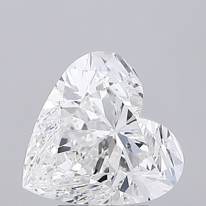3.03ct F SI2 Excellent Cut Heart Diamond