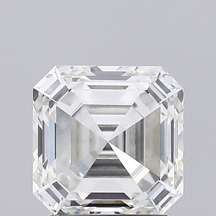 2.13ct G VS2 Very Good Cut Asscher Lab Grown Diamond