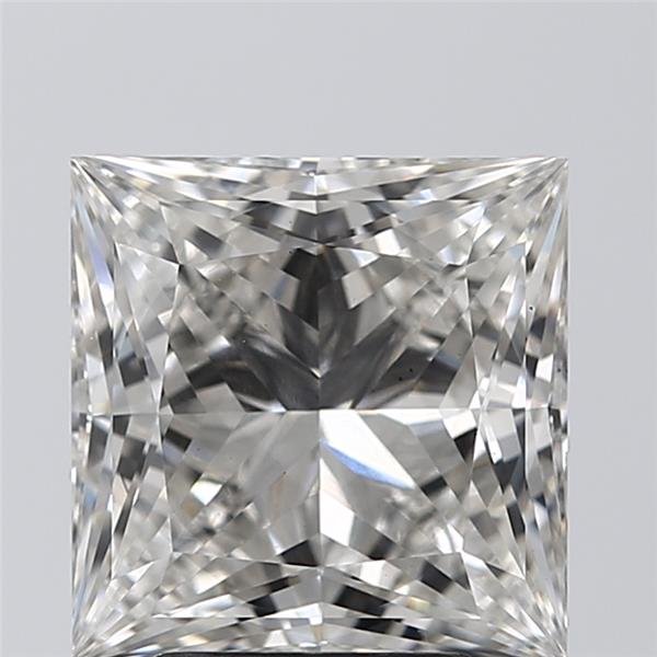 3.30ct H VS2 Very Good Cut Princess Lab Grown Diamond