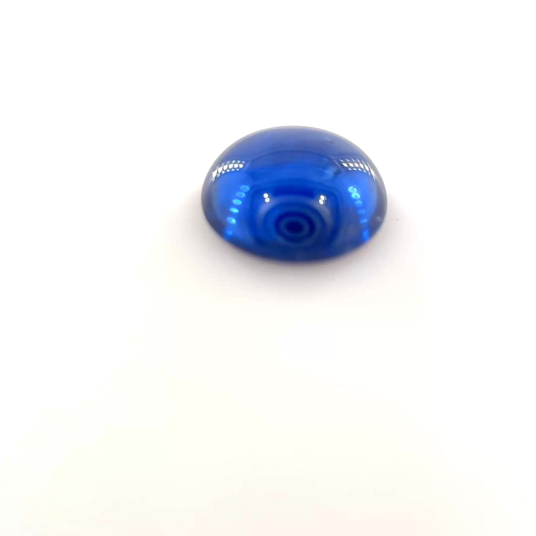 1.60 Carat Blue Round Sapphire