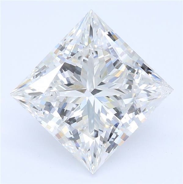 1.59ct F SI1 Rare Carat Ideal Cut Princess Lab Grown Diamond