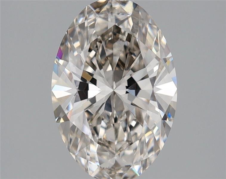 1.08ct H VS2 Rare Carat Ideal Cut Oval Lab Grown Diamond