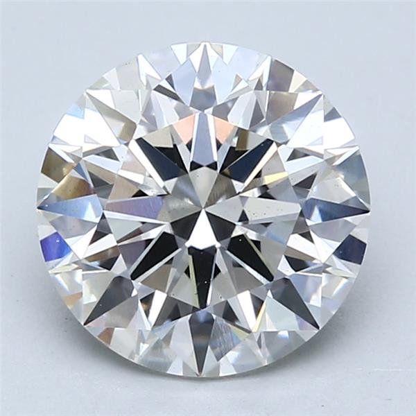 3.12ct F VS2 Rare Carat Ideal Cut Round Lab Grown Diamond