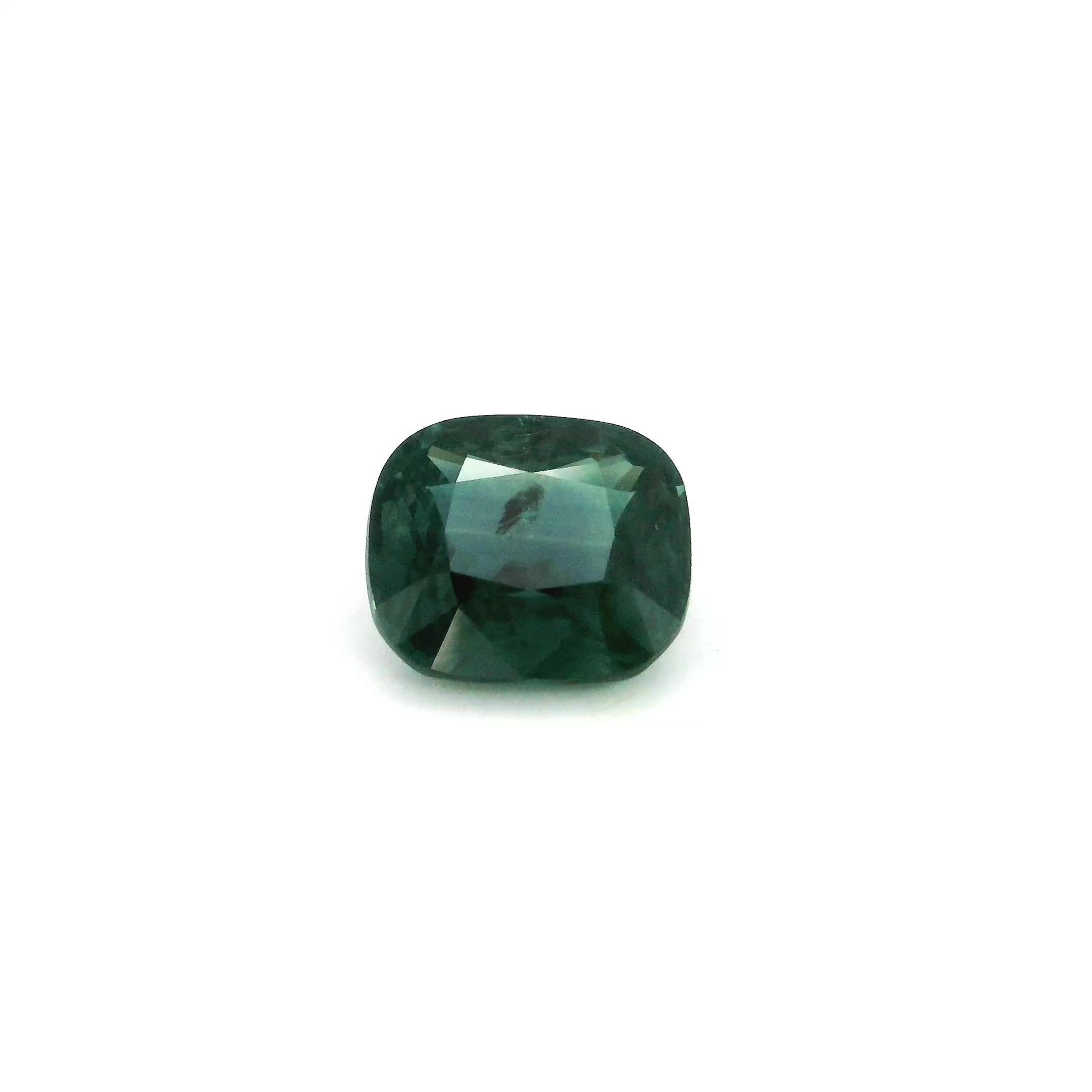 2.05 Carat Blue Cushion Sapphire