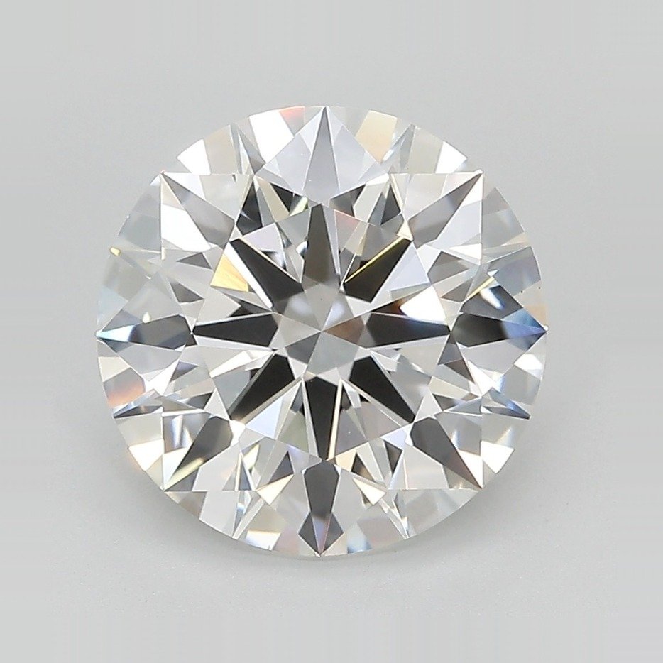4.30ct E VVS2 Rare Carat Ideal Cut Round Lab Grown Diamond