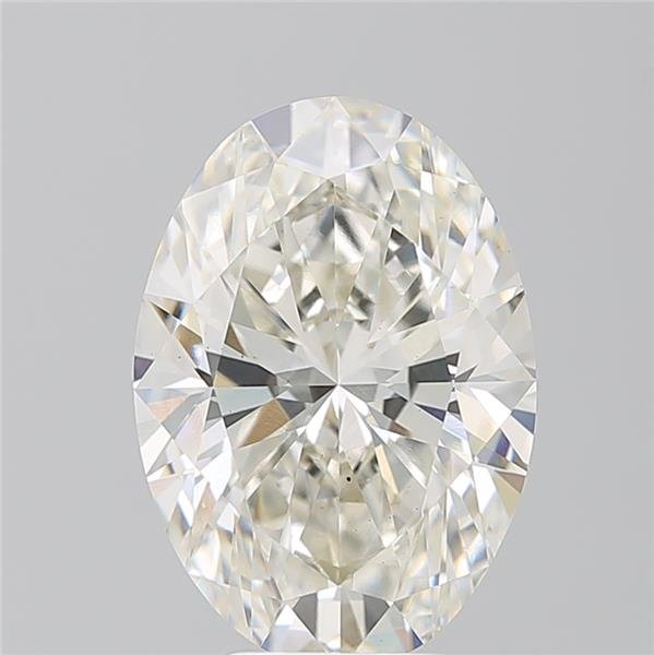 5.51ct H VS2 Rare Carat Ideal Cut Oval Lab Grown Diamond