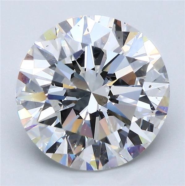 5.03ct F SI1 Excellent Cut Round Diamond