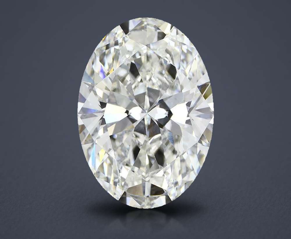 8.07 Carat Oval Lab Diamond