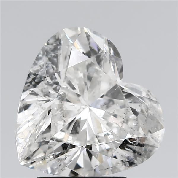 3.28ct G SI2 Very Good Cut Heart Diamond