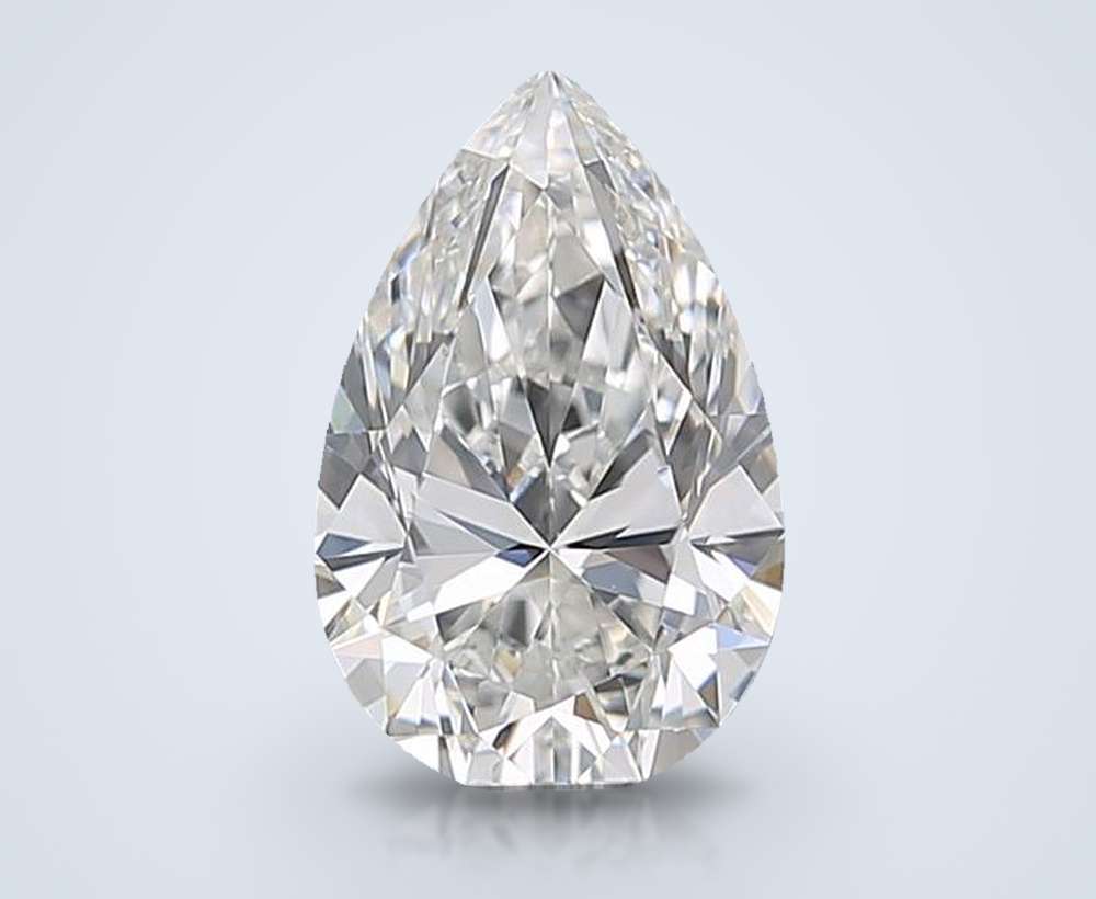 0.71 Carat Pear Natural Diamond
