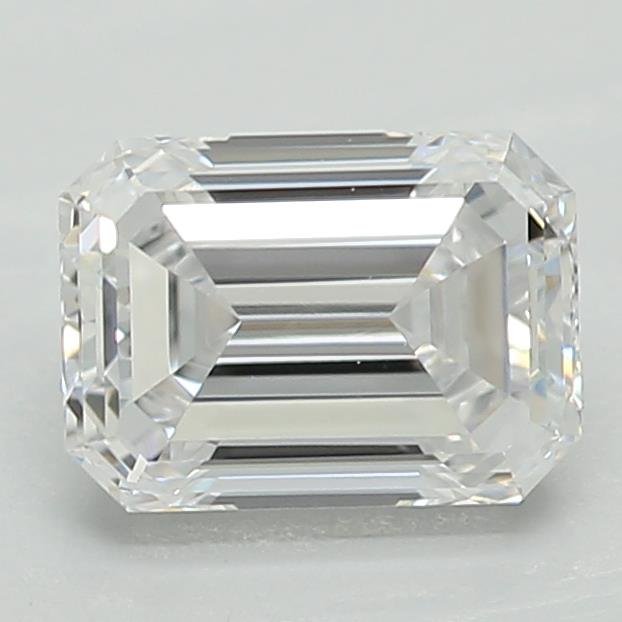 0.58ct D VVS2 Very Good Cut Emerald Lab Grown Diamond