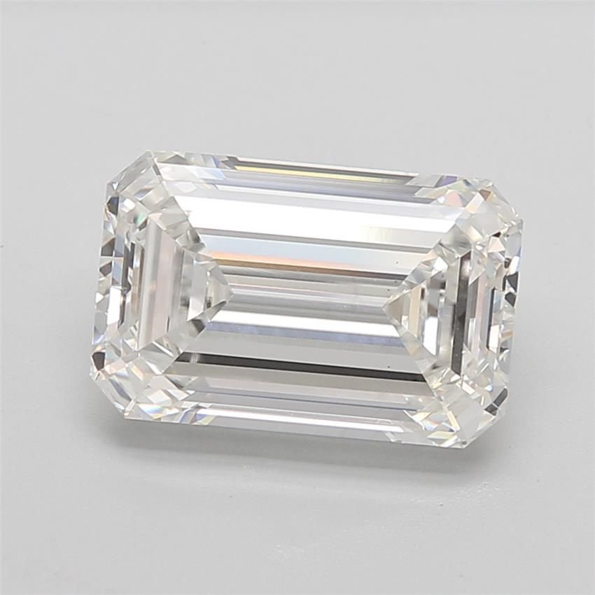 8.24ct G VS1 Rare Carat Ideal Cut Emerald Lab Grown Diamond