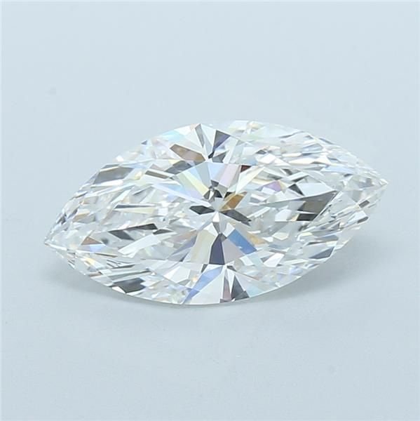 3.07ct D VVS2 Rare Carat Ideal Cut Marquise Lab Grown Diamond