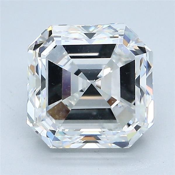 3.00ct G VVS1 Very Good Cut Asscher Diamond