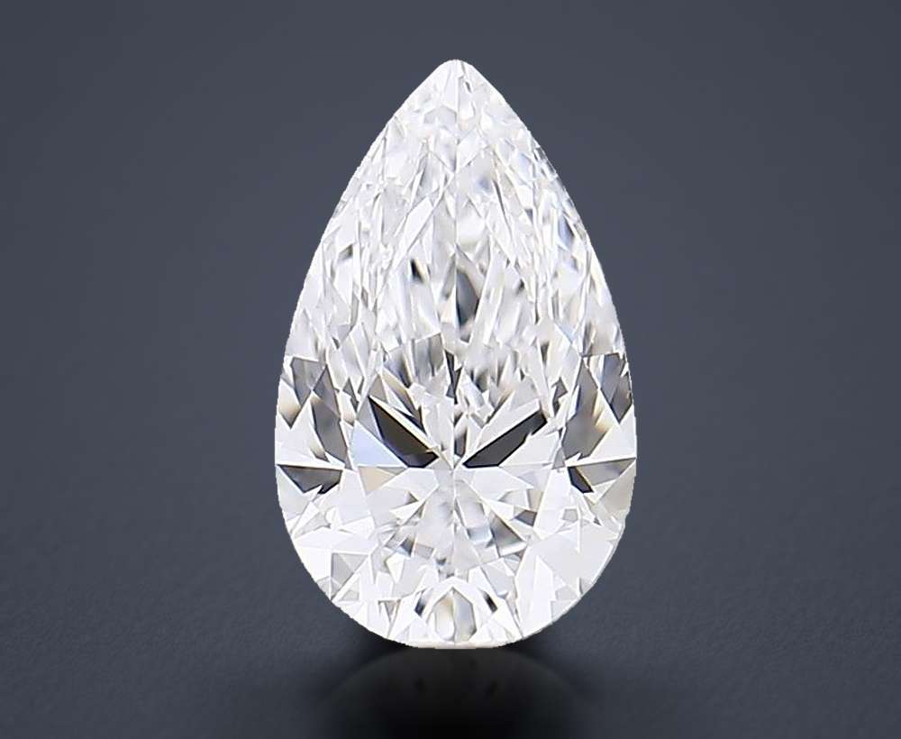 0.50 Carat Pear Lab Diamond