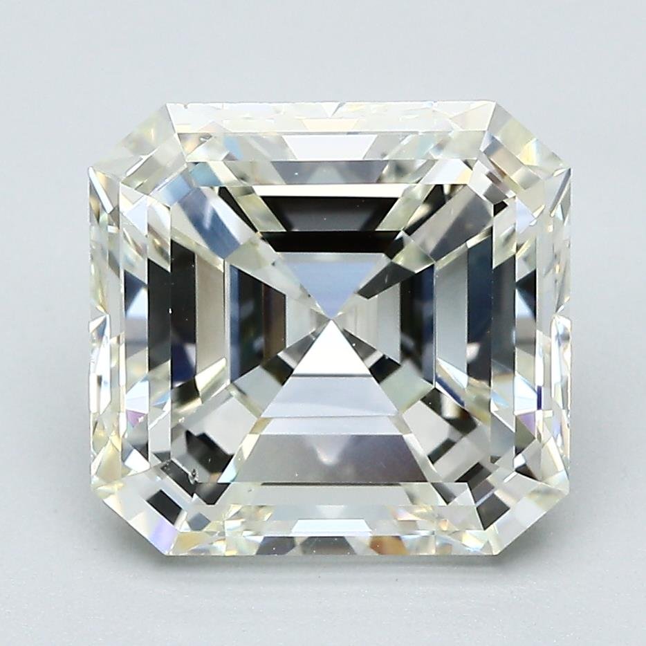 4.10ct K VS2 Rare Carat Ideal Cut Asscher Diamond