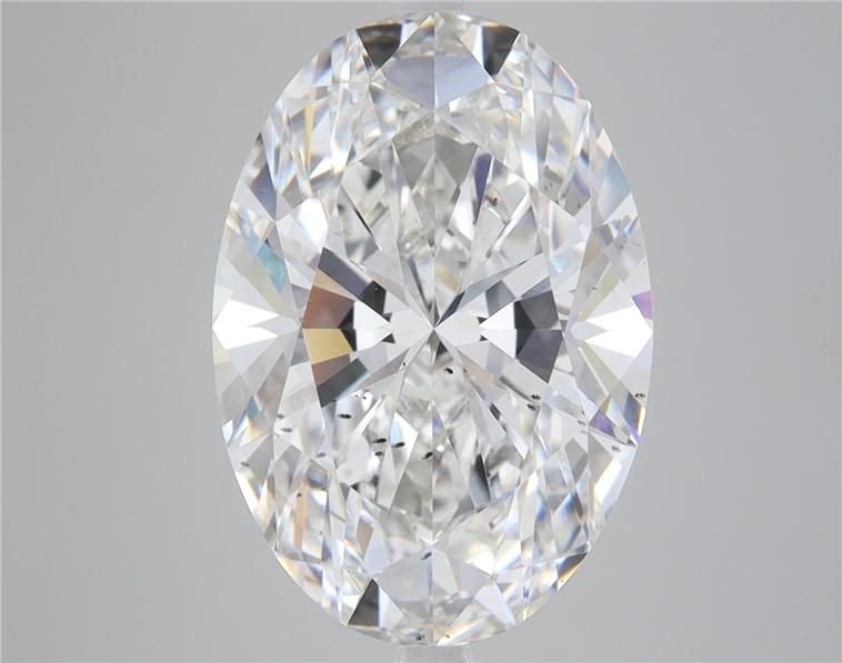 7.07ct G SI1 Rare Carat Ideal Cut Oval Lab Grown Diamond