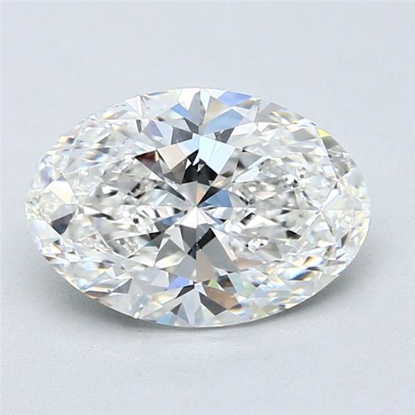 2.51ct G VS2 Rare Carat Ideal Cut Oval Diamond