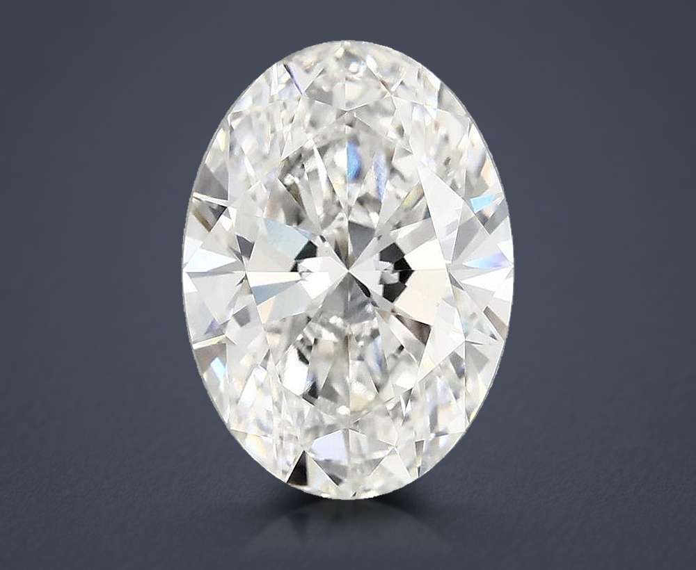 3.83 Carat Oval Lab Diamond