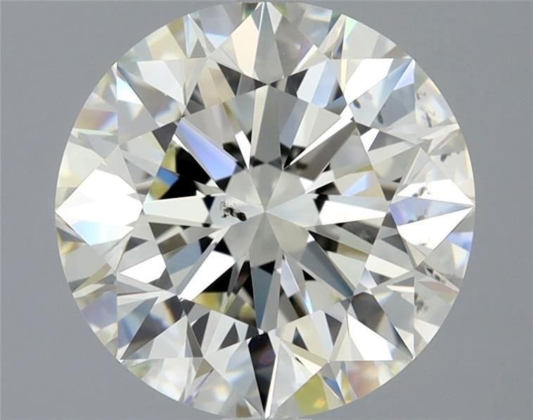 2.53ct K SI2 Rare Carat Ideal Cut Round Diamond