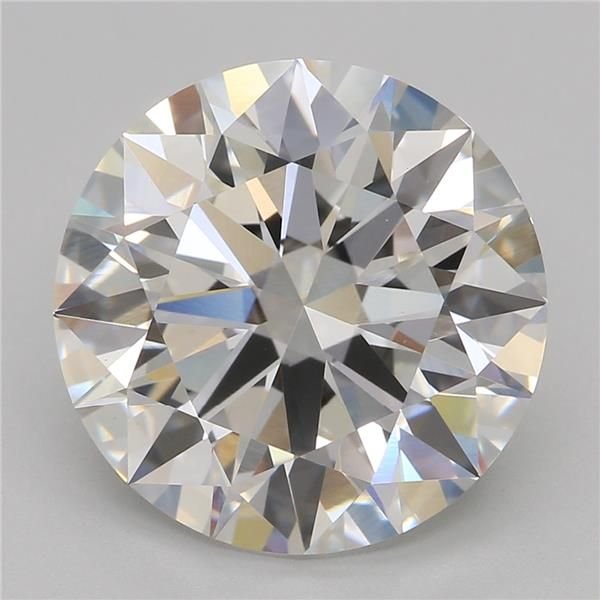 4.01ct F VVS2 Rare Carat Ideal Cut Round Lab Grown Diamond