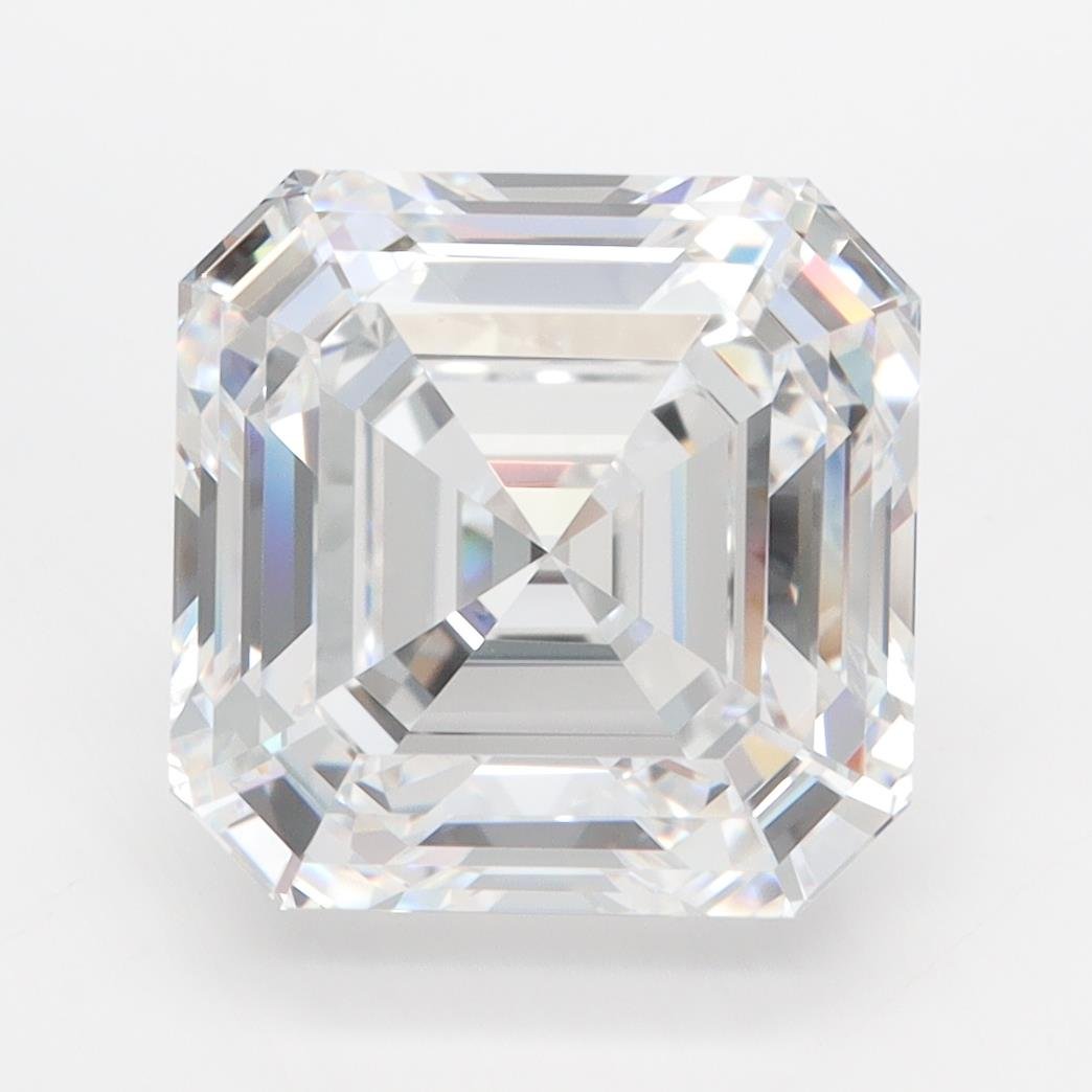 5.55ct D VVS2 Rare Carat Ideal Cut Asscher Lab Grown Diamond