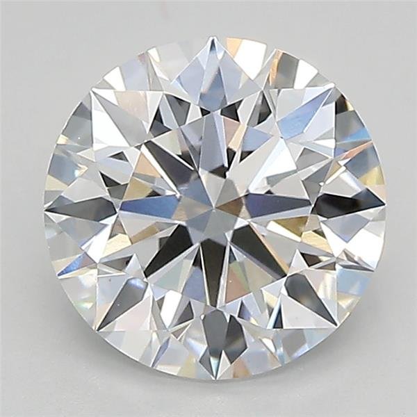 2.11ct D VVS2 Rare Carat Ideal Cut Round Lab Grown Diamond