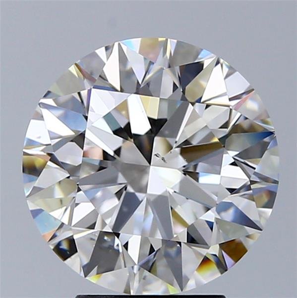 4.02ct E SI1 Rare Carat Ideal Cut Round Diamond