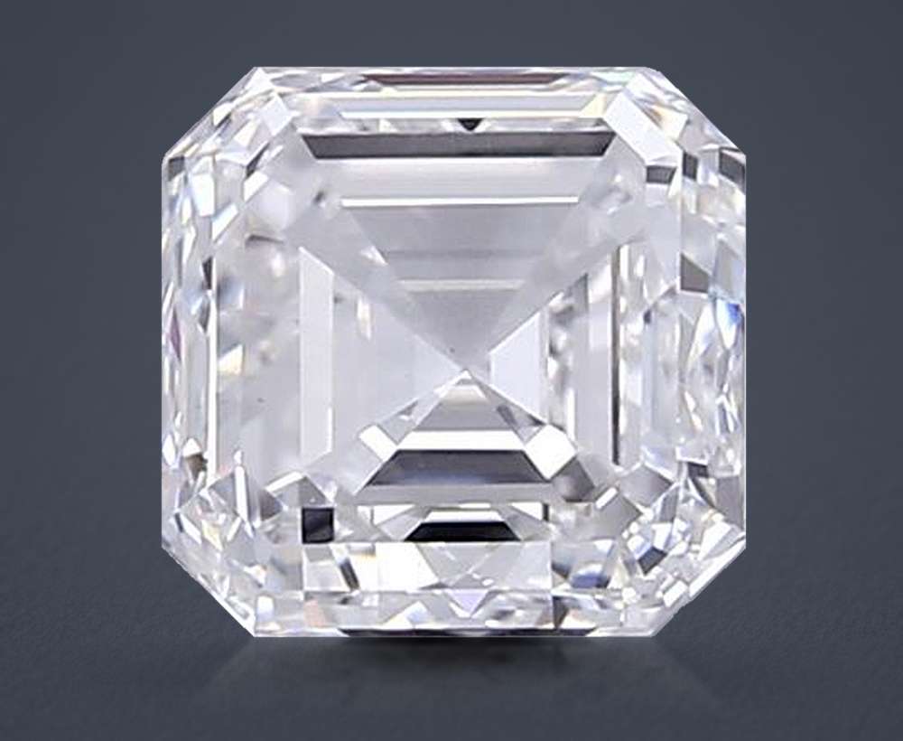 4.00 Carat Asscher Lab Diamond