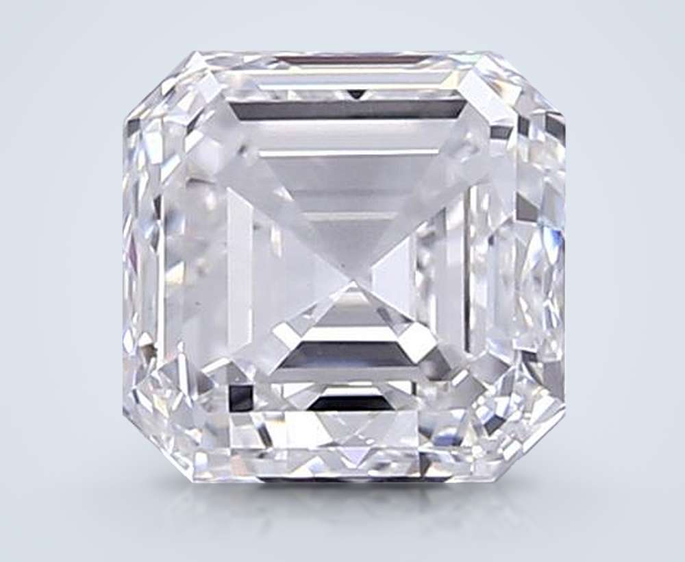 4.00 Carat Asscher Lab Diamond