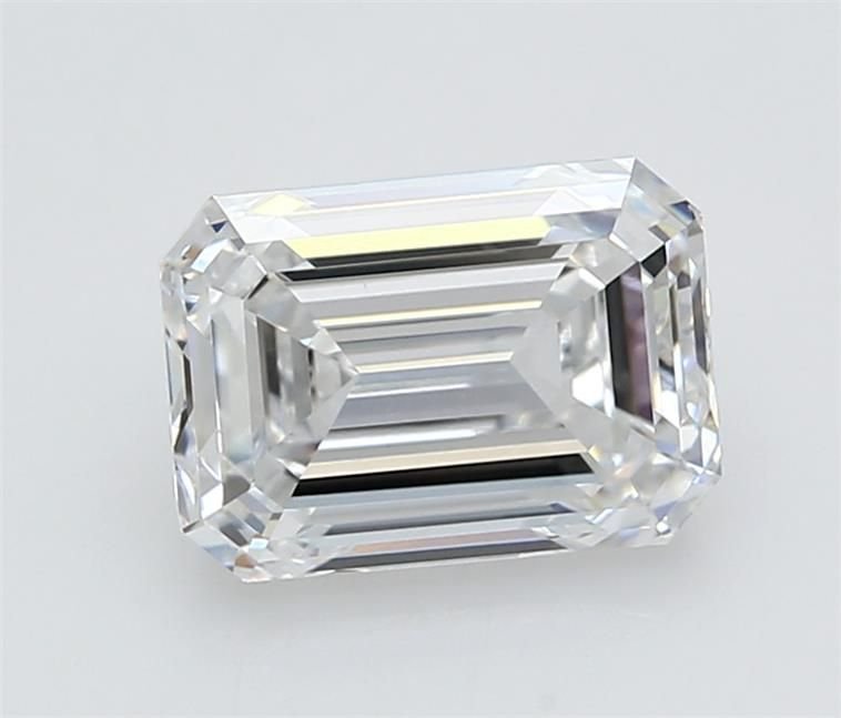 2.31ct D VS1 Rare Carat Ideal Cut Emerald Lab Grown Diamond