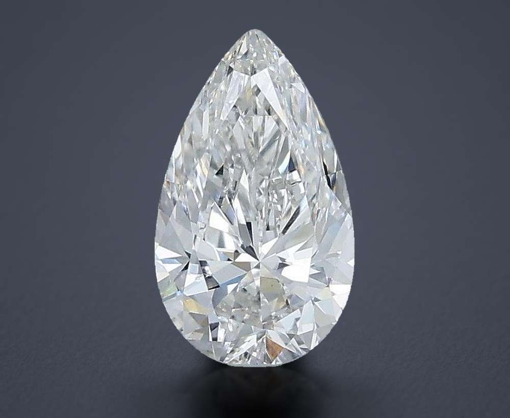 0.63 Carat Pear Lab Diamond