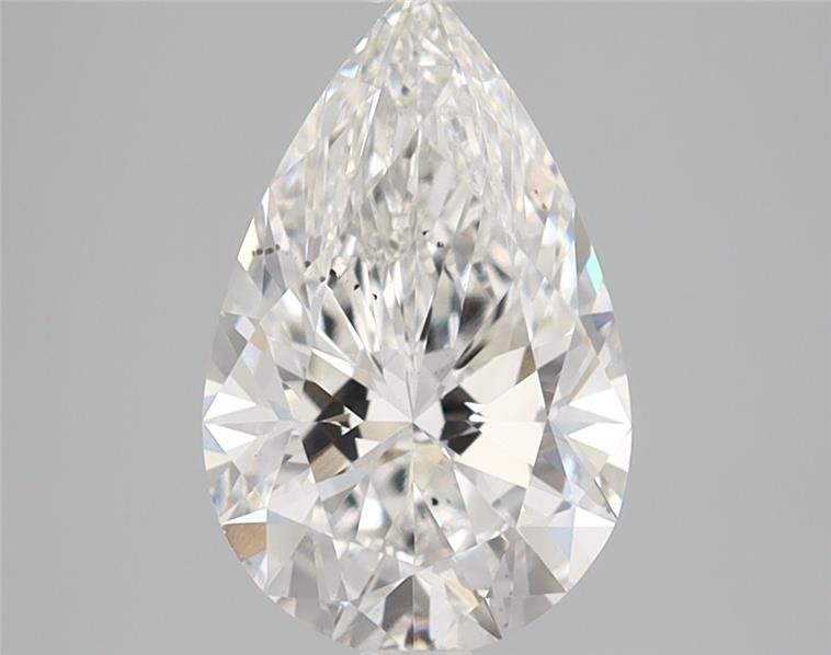 1.79ct F SI1 Rare Carat Ideal Cut Pear Lab Grown Diamond