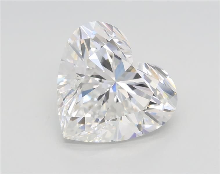 3.03ct F VS1 Rare Carat Ideal Cut Heart Lab Grown Diamond