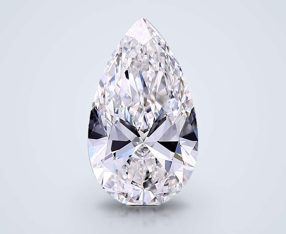 5.72 Carat Pear Lab Diamond