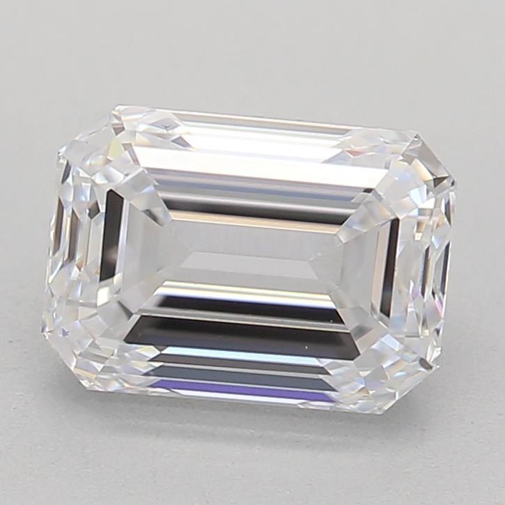 1.05ct D VVS1 Very Good Cut Emerald Lab Grown Diamond