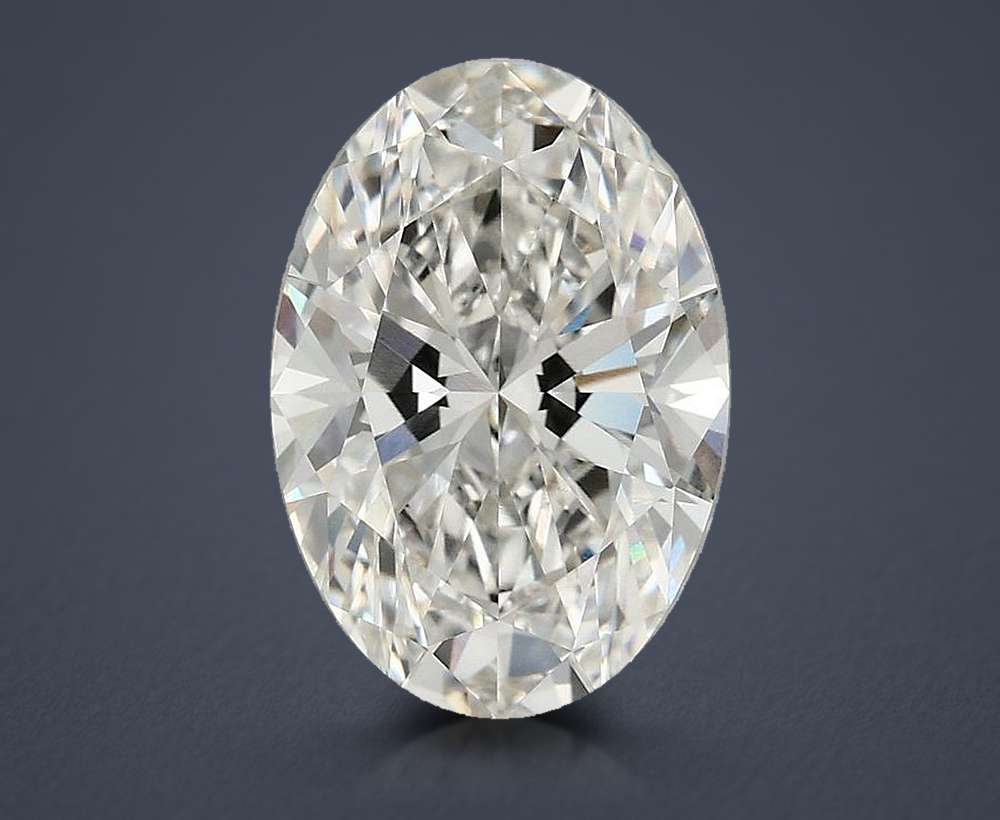 3.74 Carat Oval Lab Diamond