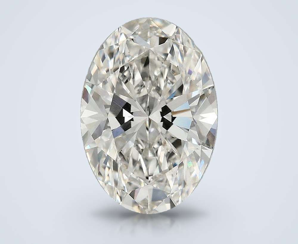 3.74 Carat Oval Lab Diamond