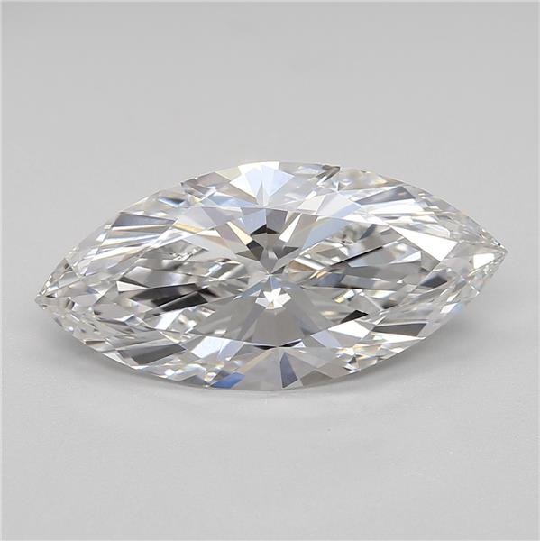 3.26ct F VVS2 Rare Carat Ideal Cut Marquise Lab Grown Diamond