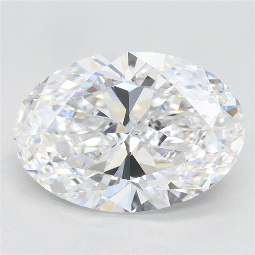 2.91ct D VVS1 Rare Carat Ideal Cut Oval Lab Grown Diamond