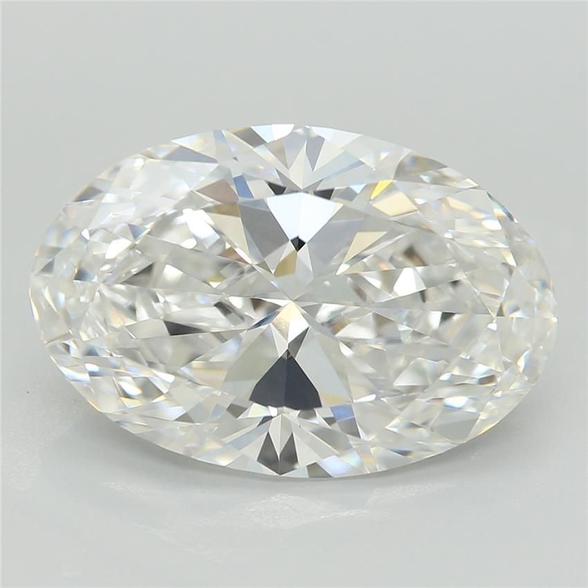 4.53ct E VVS2 Rare Carat Ideal Cut Oval Lab Grown Diamond