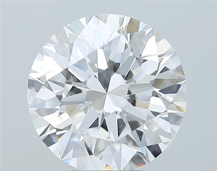 3.01ct D SI1 Rare Carat Ideal Cut Round Diamond