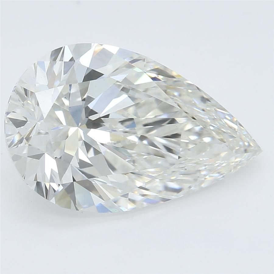 3.18ct G VS1 Rare Carat Ideal Cut Pear Lab Grown Diamond