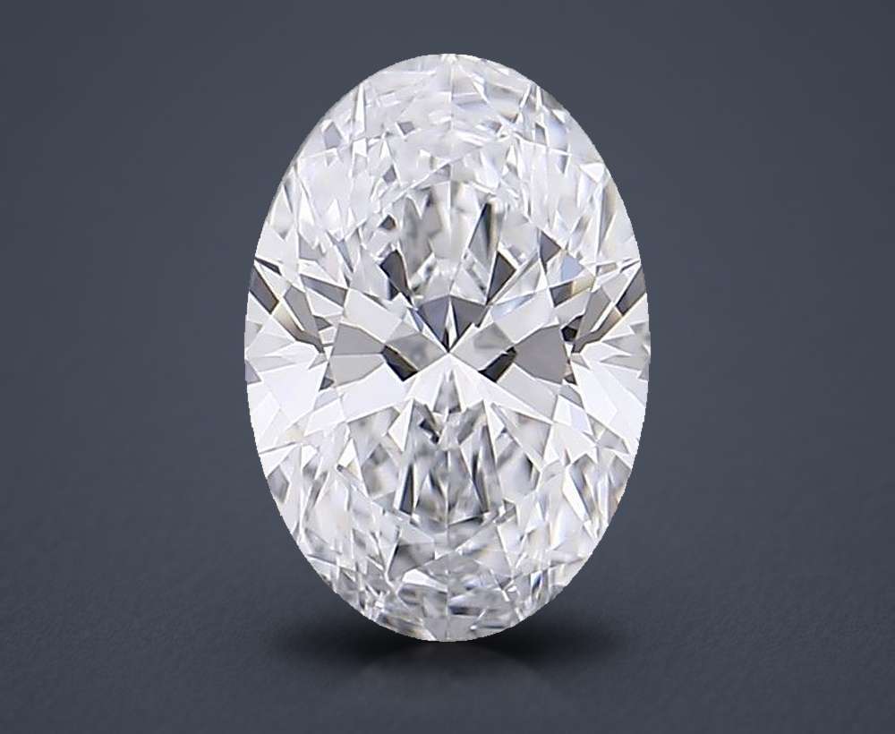 0.53 Carat Oval Lab Diamond